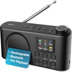 Majority Radio ORWELL Pro Portable with Display & Bluetooth-USB-FM Radio