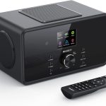 Majority BARD 2.1 Mini HiFi 4'' Speakers 5'' Sub FM,USB,Aux,Spotify,BT,Alarm Black