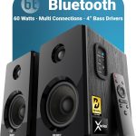 Majority D40 Active Speakers 60W 2.0 USB/SD (pair) - UK Plug
