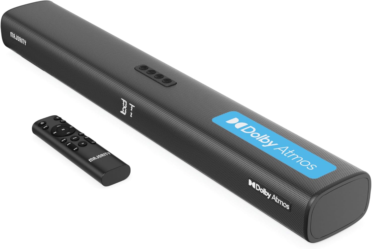 71Yze3f9eJL._AC_SL1500___1_ Majority ELIAS Soundbar Dolby Atmos 160W 2.0.2 Dual Upfiring Speakers BT-HDMI - Image 1