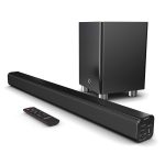 Majority K2 Soundbar 150W BT/USB/Optical/HDMI/Wls-Sub Black (UK)