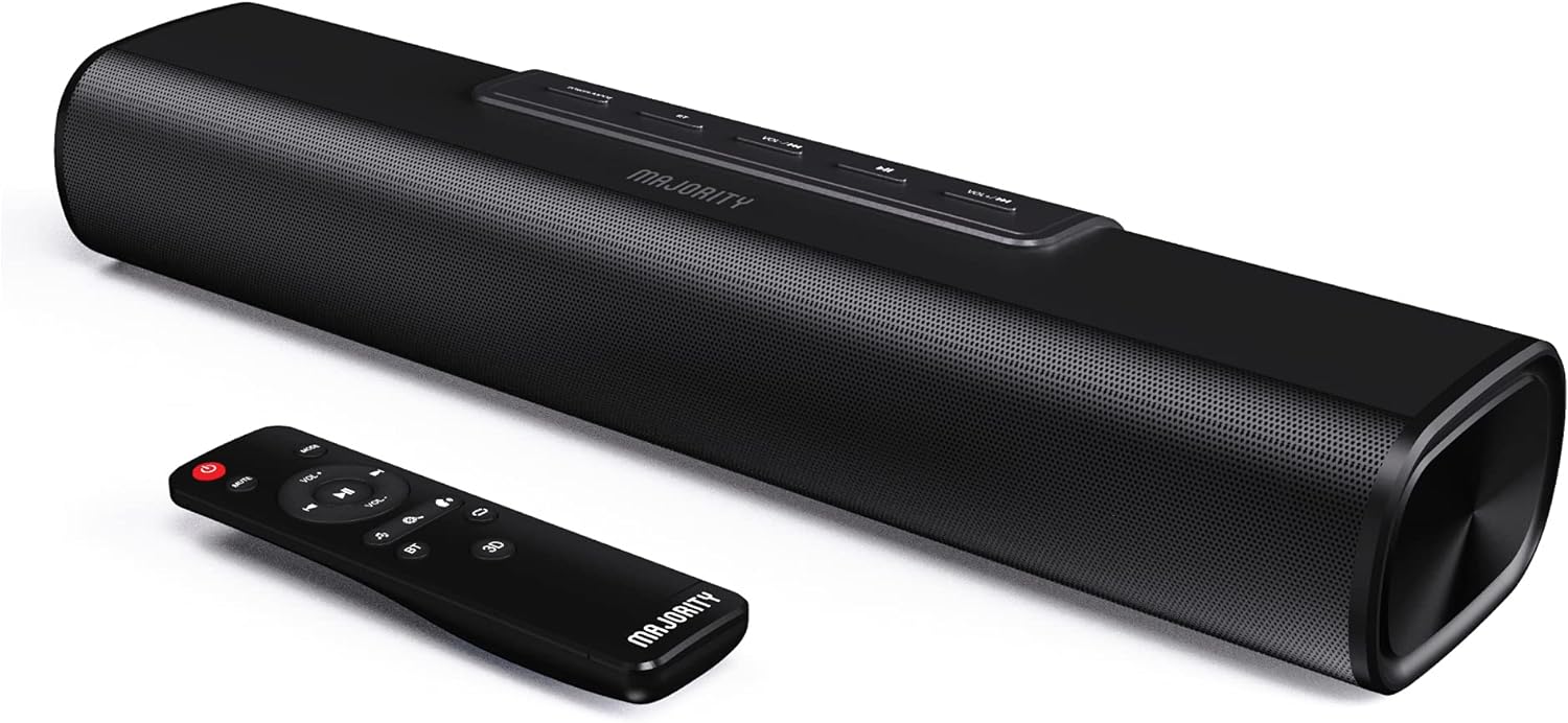 71ysB68AO4L._AC_SL1500_ Majority SAXON Soundbar 80W BT/USB/Optical/HDMI - Image 1