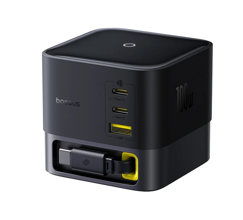 740x740_6607000870B-1 Baseus Charger Desktop 100W 3C+U SUPER GAN Retractable Cable 100W EU - Image 1