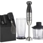 Gorenje Kitchen Blender Hand Mixer & Chopper 800W + Stand HBC807QB Black