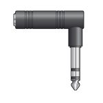 QTX Adaptor 6.3mm Right Angle Female to Male 758.334UK