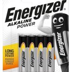 Energizer Alkaline Power AAA Batteries (4pcs)