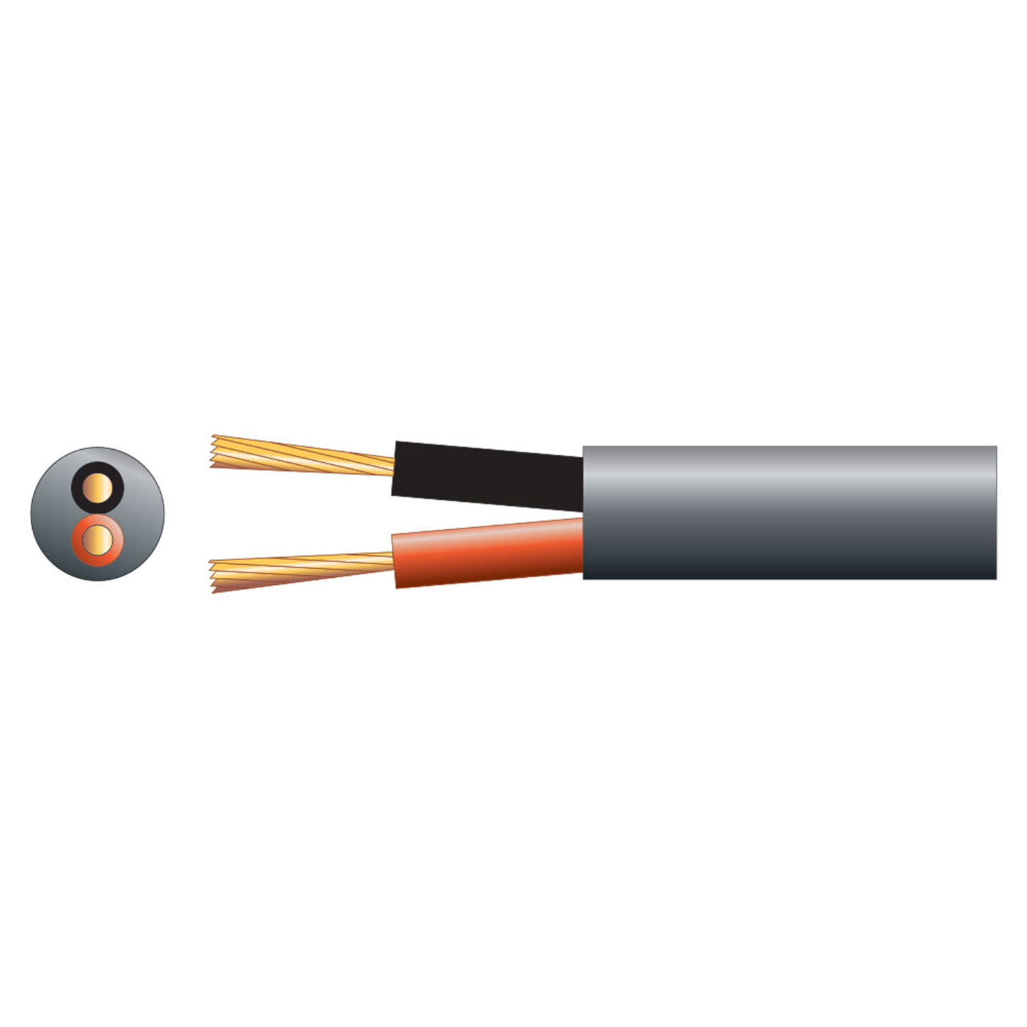801879UK_2 Mercury Speaker Cable 2.0mm Double Insulation 100m 801.879UK - Image 1