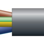 Mercury Mains Power Cable 3-Core 10A 1.0mm 100m Black 804.344UK