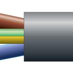 Mercury Mains Power Cable 3-Core 15A 1.5mm 100m Black 804.350UK