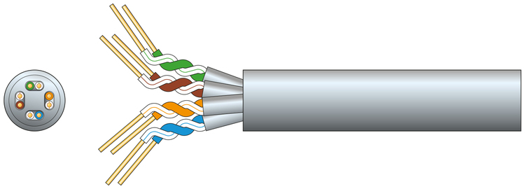 808032UK_LD1 Mercury CAT6A FTP Indoor Network Cable OFC 305m Grey 808.032UK - Image 1