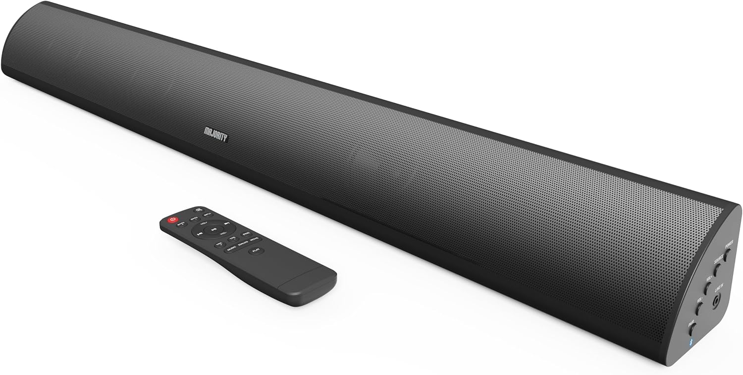 816mVCoYdcL._AC_SL1500_ Majority SNOWDON II 2.1 Soundbar with Built In Subwoofer 120W BT & Optical Black (UK) - Image 1