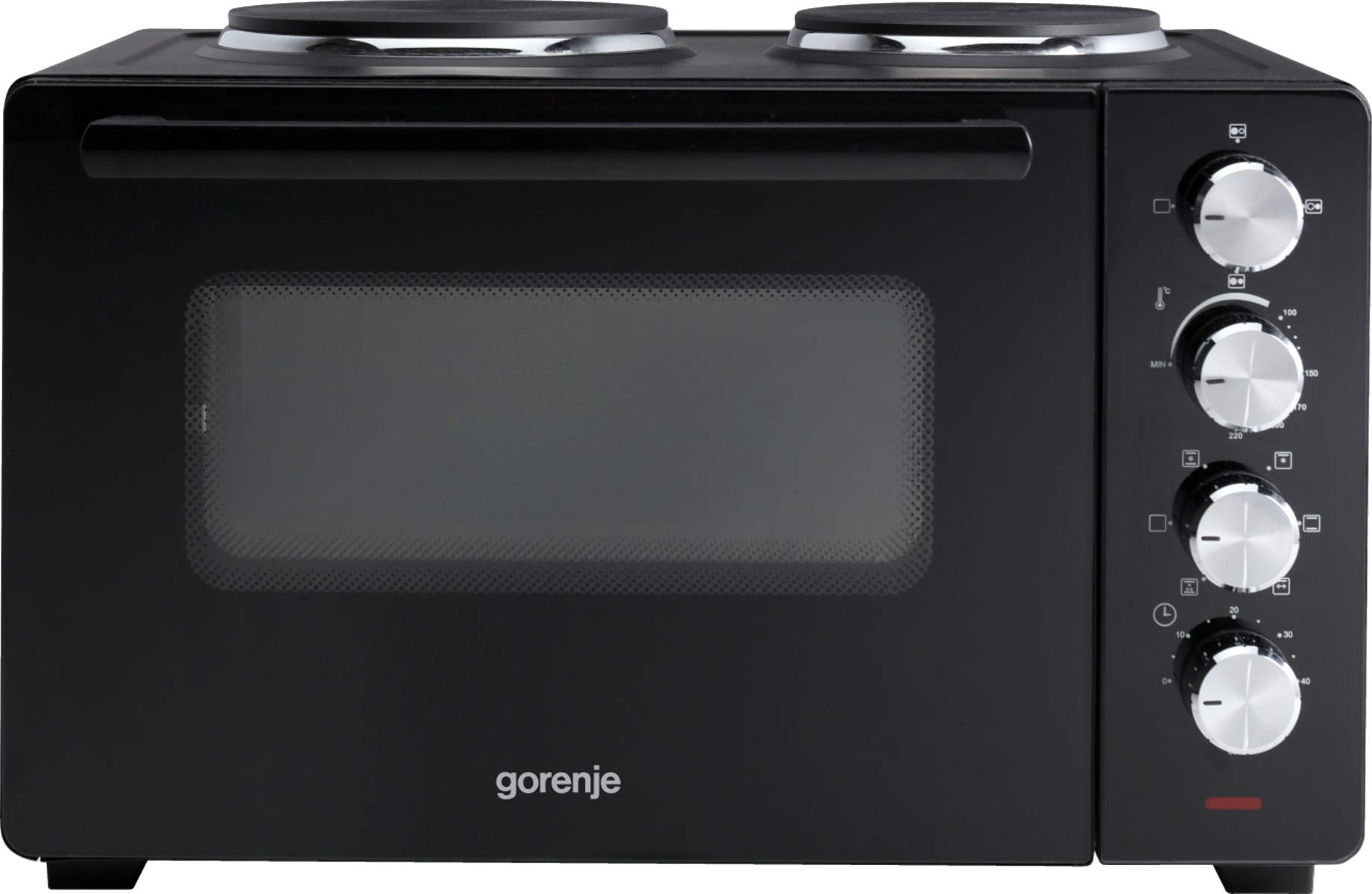 8573913-1729851915 Gorenje Kitchen Oven 1000W 30L with Hot Plates OM30GBX - Image 1