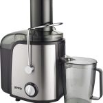 Gorenje Kitchen Juicer 800W 1.5L Pulp Container XL Tube JC805EII Inox/Black