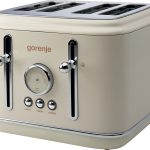 Gorenje Kitchen Toaster 2300W 4 Slots 6 Heating Levels T2300CLIN Classico Ivory