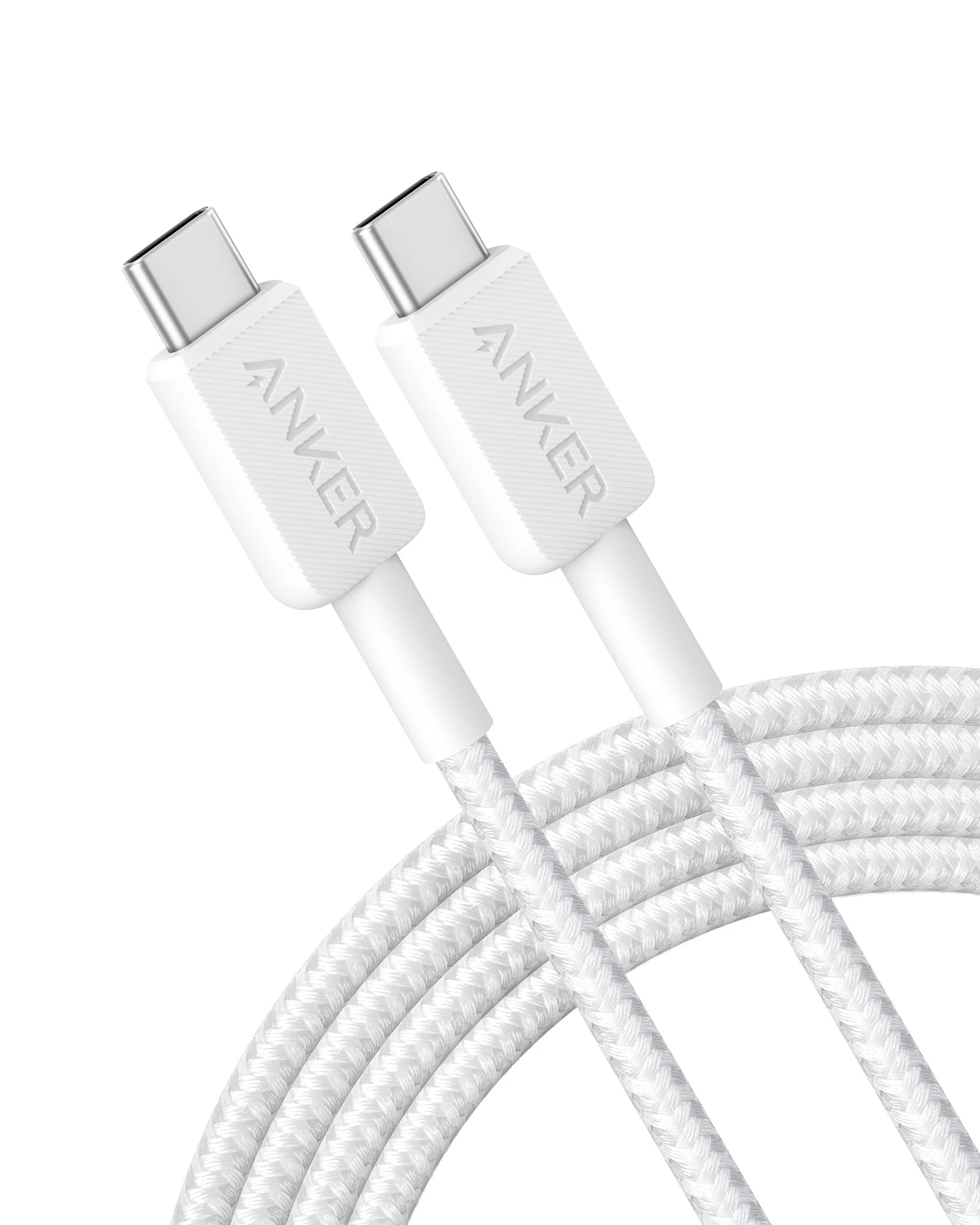 A81F6021_TD01_V1_2878x Anker Mobile Cable USB-C to USB-C 1.8m 322 White - Image 1