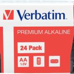 Verbatim Alkaline AA 24pcs Batteries (Box)