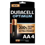Duracell Optimum AA Batteries 4pcs