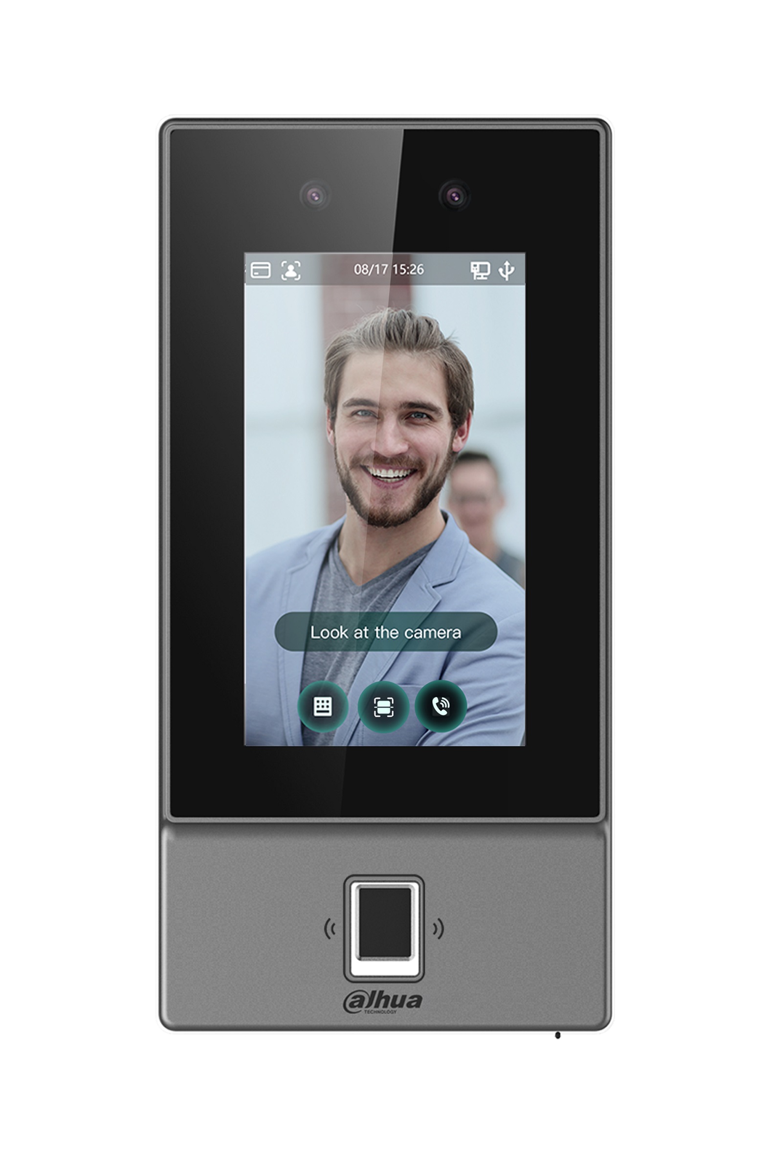 ASI6214S-PW_1 Dahua AC Face Recognition With Fingerprint Controller (Built in POE) ASI6214S-PW - Image 1