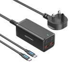 Vention Charger Desktop Station 100W 2xC 2xA+240W Cable Black FBSBG-UK