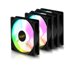 Armaggeddon Gaming Cooling Fan Set 4pcs ARGB KIT 5000 Black