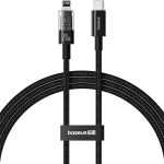 Baseus Cable Lightning to USB-C Gem Series 2.0m 20W Black