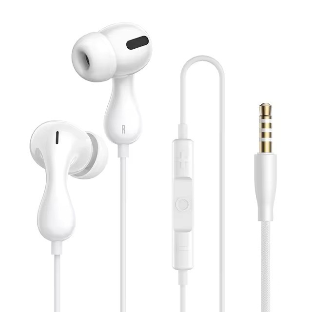 BaseusEncokHZ20WiredEarphonessrilankabadudeal.lk8-ezgif.com-avif-to-jpg-converter Baseus Headphones In Ear Wired 3.5mm HiRes HZ20 White - Image 1