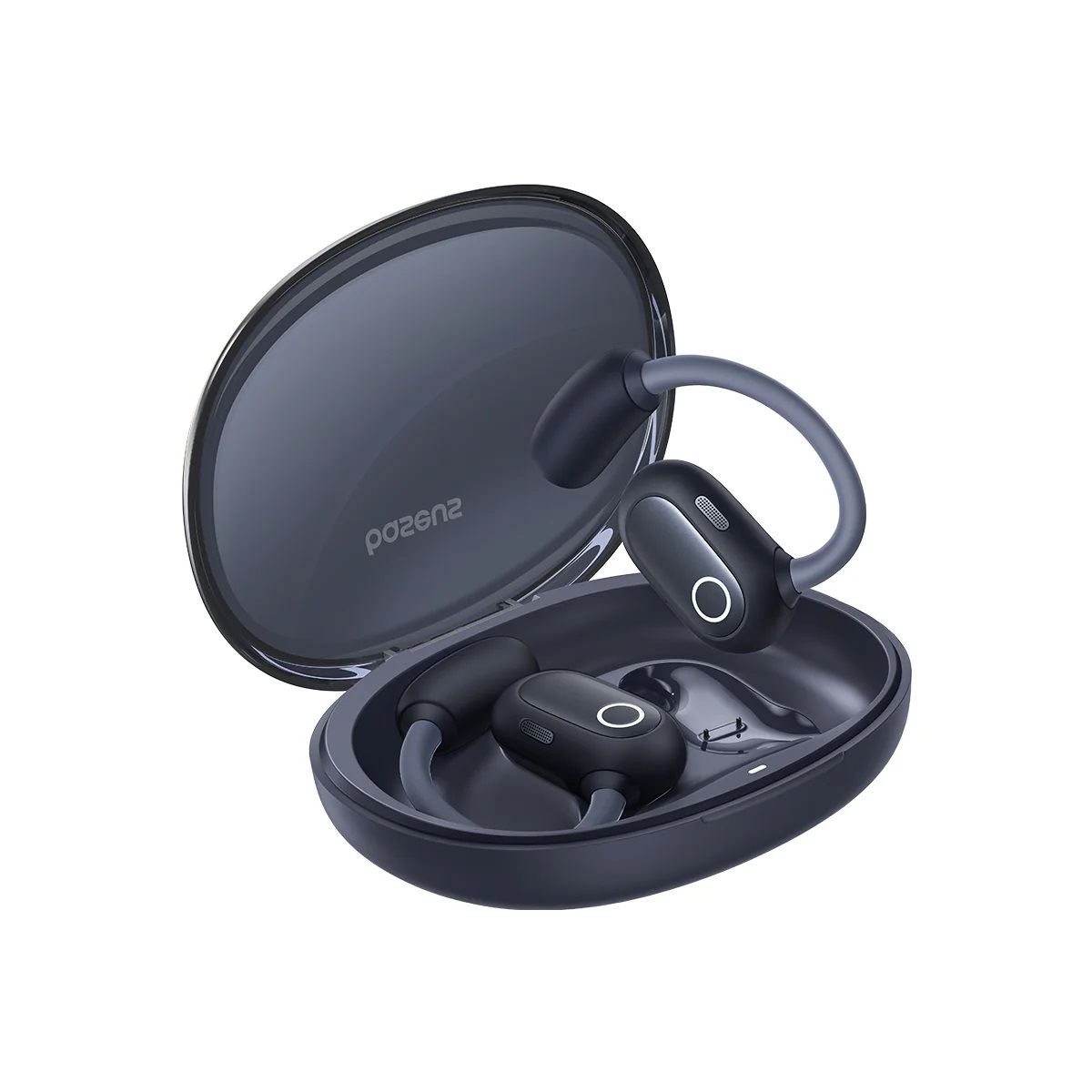Baseus_Eli_Sport_1_Open-Ear_TWS_Earbuds_Black_01_1200x Baseus Headphones Open Ear TWS Eli Sport 1 Black - Image 1