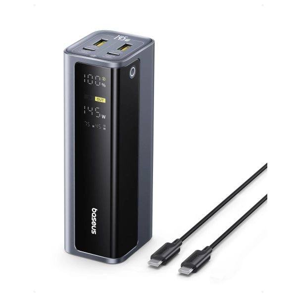 Baseus Powerbank 145W 20800mAh + Display EnerGeek GP12