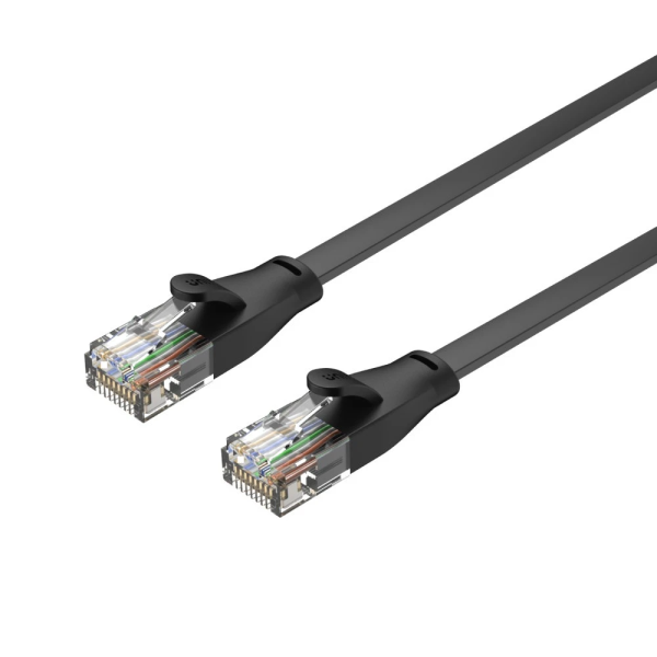 Unitek C1812GBK Flat Patch Cable CAT6 Black 5.0m