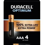 Duracell Alkaline AAA (4pcs) Optimum
