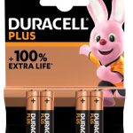 Duracell Alkaline AAA (4pcs) Plus