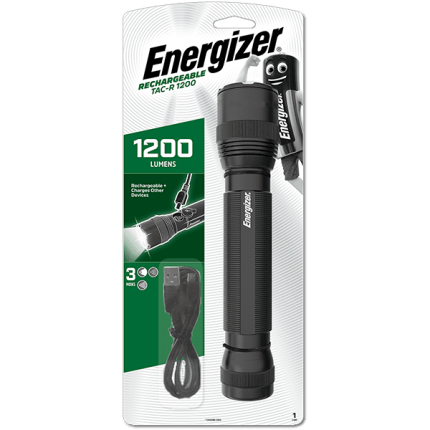 Energizer Light Torch 1200 Lumens (USBC) - Tactical 1200 Rechargeable
