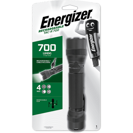 Energizer Light Torch 700 Lumens (USBC) - Tactical 700 Rechargeable