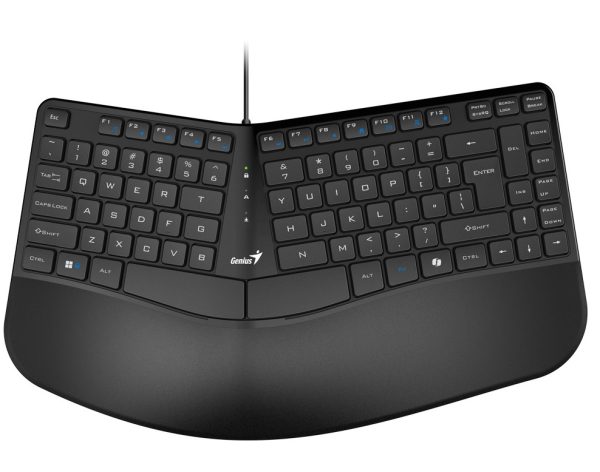 Genius Keyboard Wired Ergonomic + Palm Rest KB-700 English