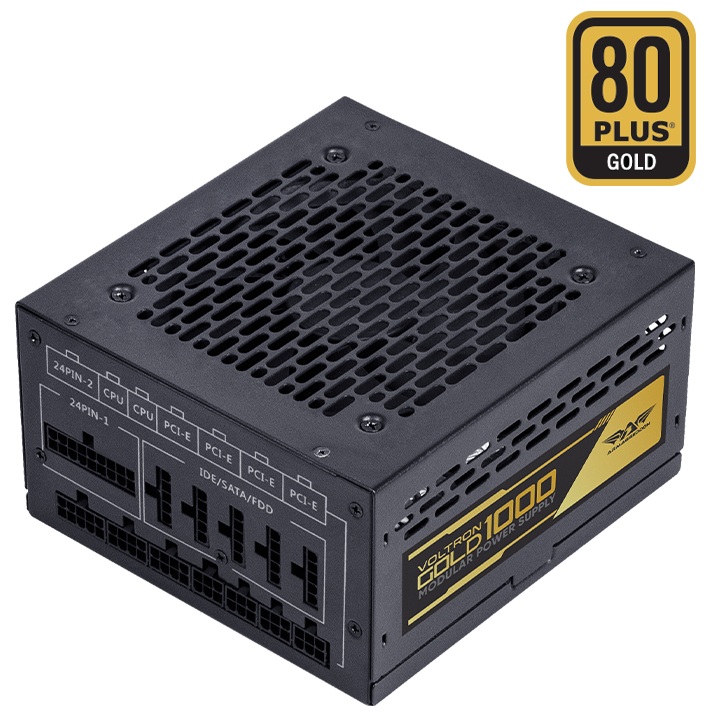 GOLD1000-1000x1000 Armaggeddon VOLTRON GOLD 1000 Certified 1000W Modular Gaming Power Supply - Image 1