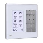 HDL Panel DLP MODERN Series 8 Buttons White