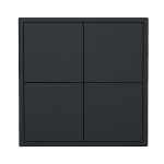 HDL Panel Tile Series 4 Button Smart Panel Ash Gray HDL-M/PT4RA.1