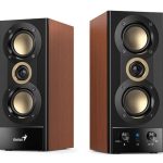 Genius SP-HF800BT 2.0 PC Speakers 20W RMS USB & BT Wood