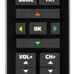 Superior HOTEL PC Programmable Universal TV Remote Control (without MENU button)