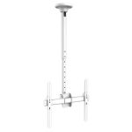 GBC TV Ceiling Mount 40x40 50kg 56-91cm up to 80" White TCM-3280