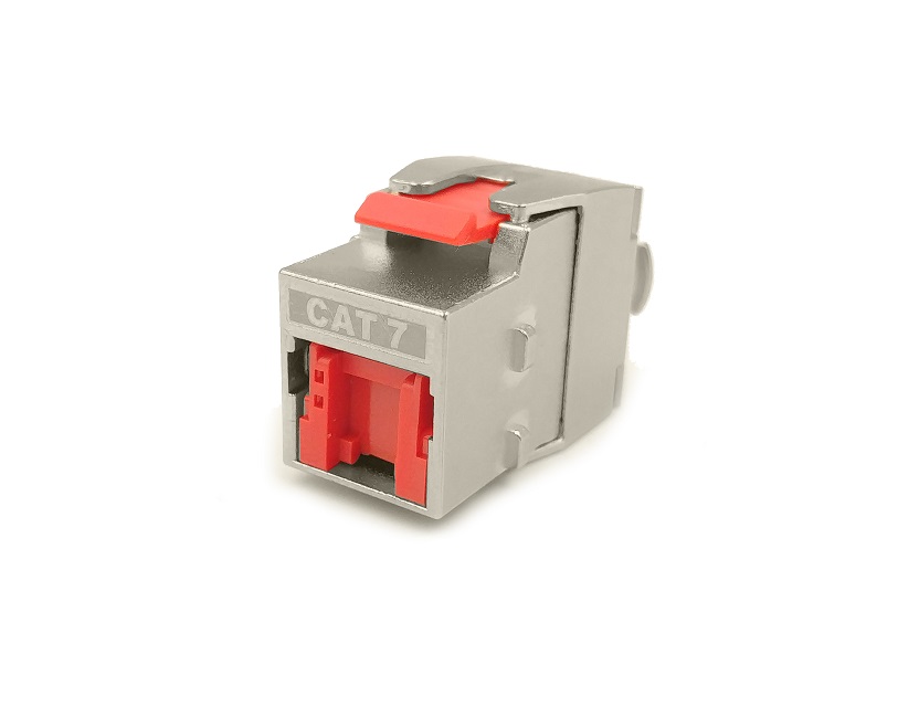 KSN-TLSS-ABL-Super7-S3M-FRONT Kuwes CAT7 STP Tooless Keystone Jack - Image 1
