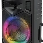 N-Gear LGP-5150 Portable Speaker with Disco Ball 1x Wireless Mic BT/USB & Powerbank Function