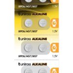 Uniross Alkaline-Coin LR926 AG7 LR57 Battery (10pack)