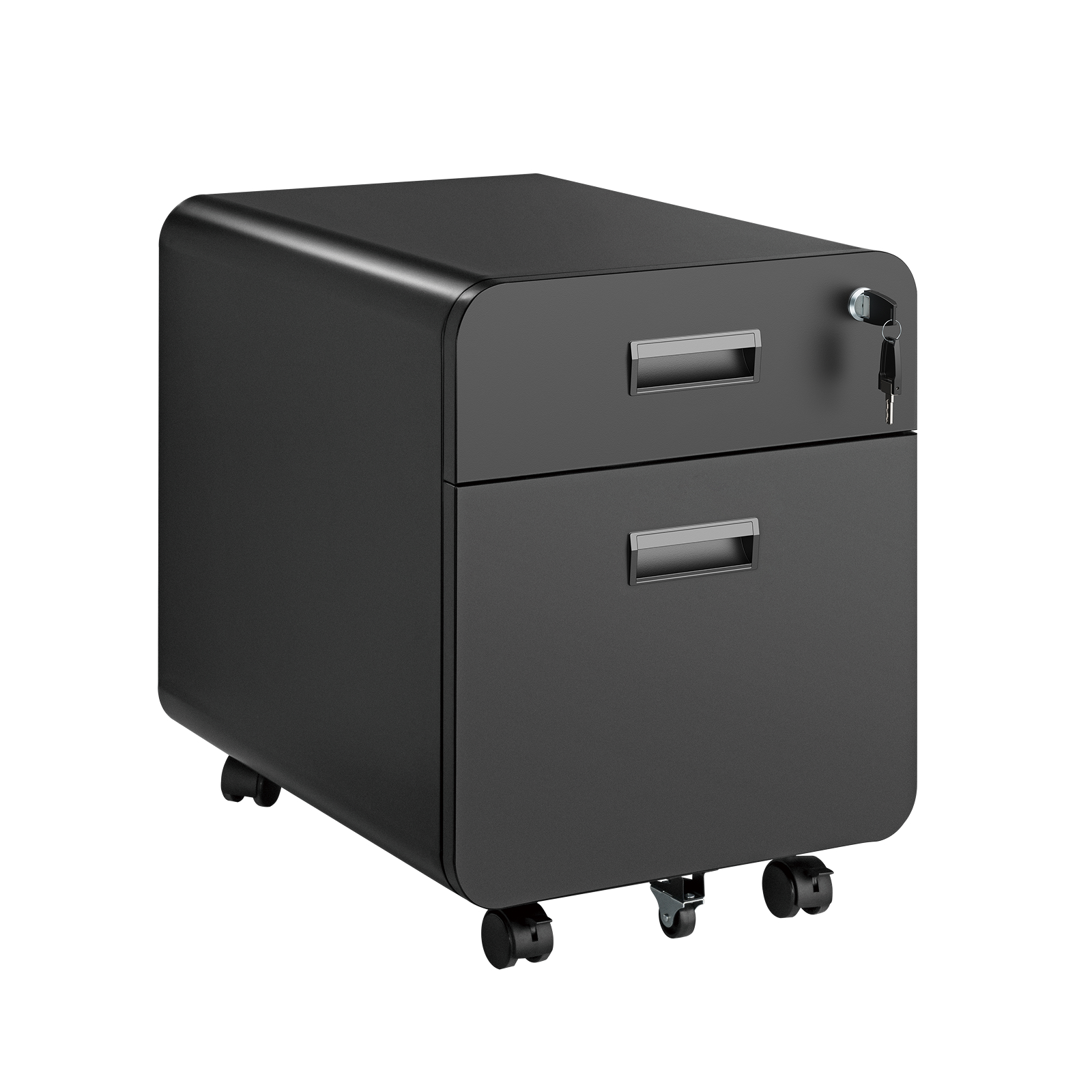 LV-CAB03-1_mainimage_01 Lumivida File Cabinet Mobile with 2 Lockable Drawers CAB03-1 - Image 1