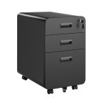 Lumivida File Cabinet Mobile with 3 Lockable Drawers CAB03-3