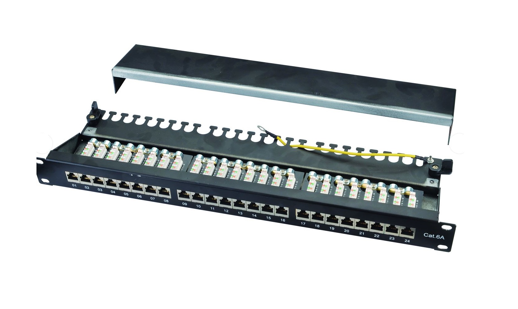 NP-CPP24C6FTP DigitMX NETPRO NP-CPP24CFTP 24Port CAT6 FTP Patch Panel - Image 1