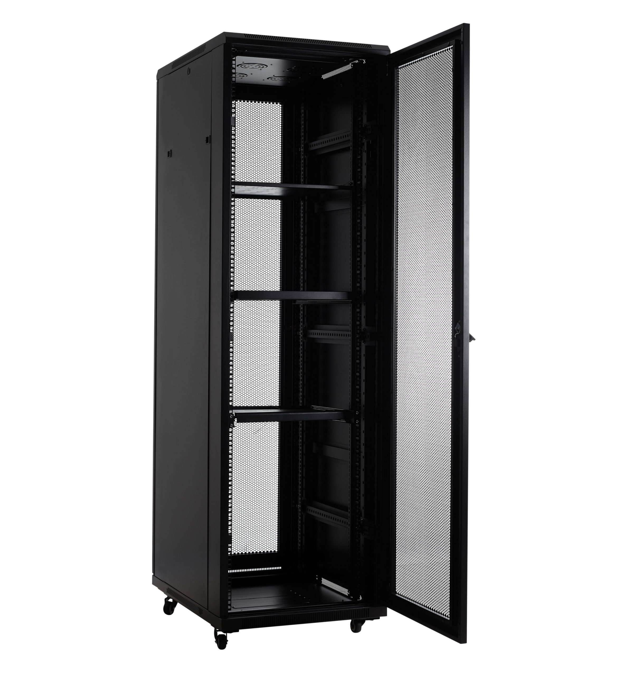 Perforate_racks_1_1552824033 DigitMX NETPRO NP-C32U80P 19'' 32U 80cm with Perforated Doors (Not Assembled) - Image 1