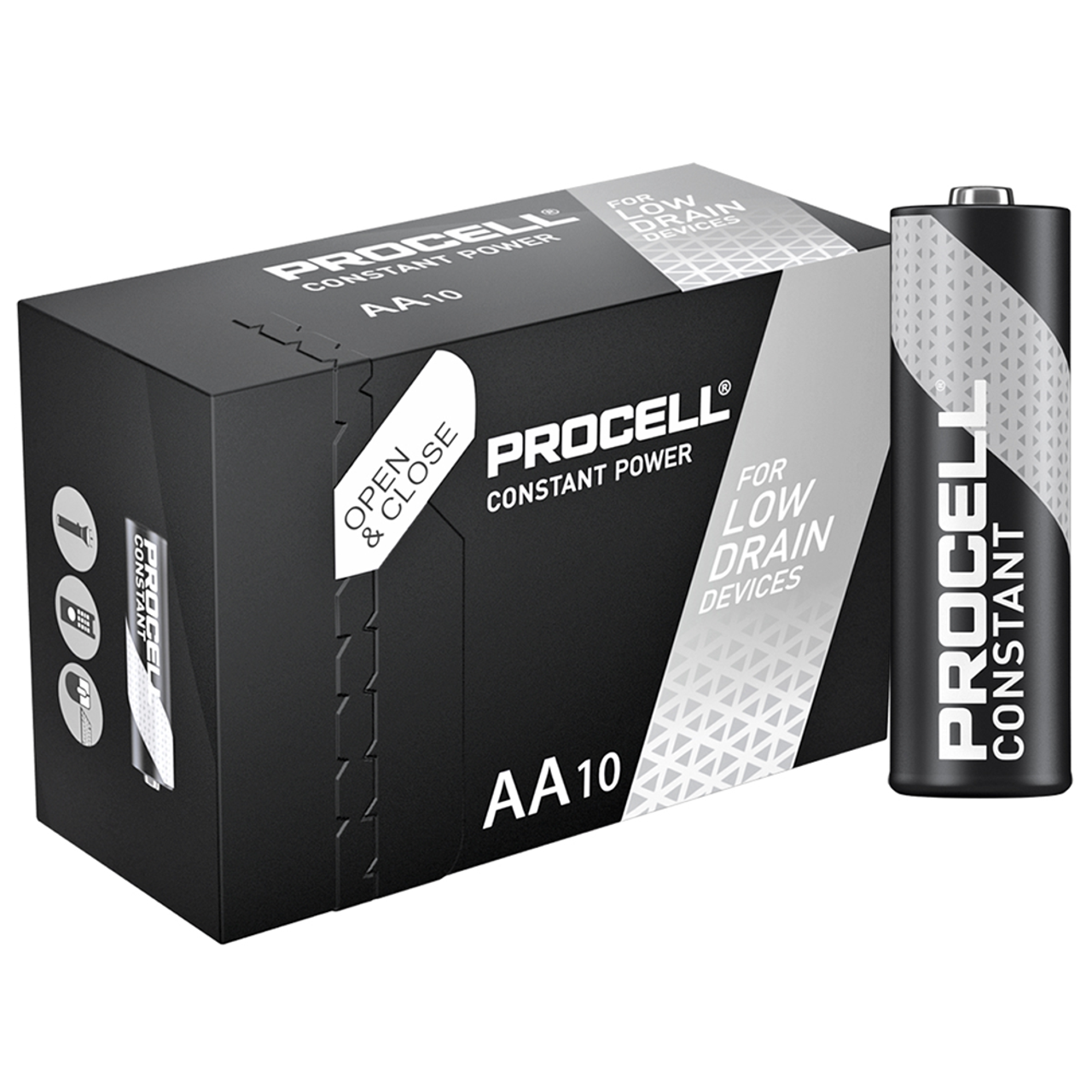 Procell_Constant_AA_Box_Cell__69393 Duracell Procell Industrial AA Batteries Box of 10pcs - Image 1