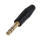 Neutrik REAN RP3CB 6.3mm Stereo Plug