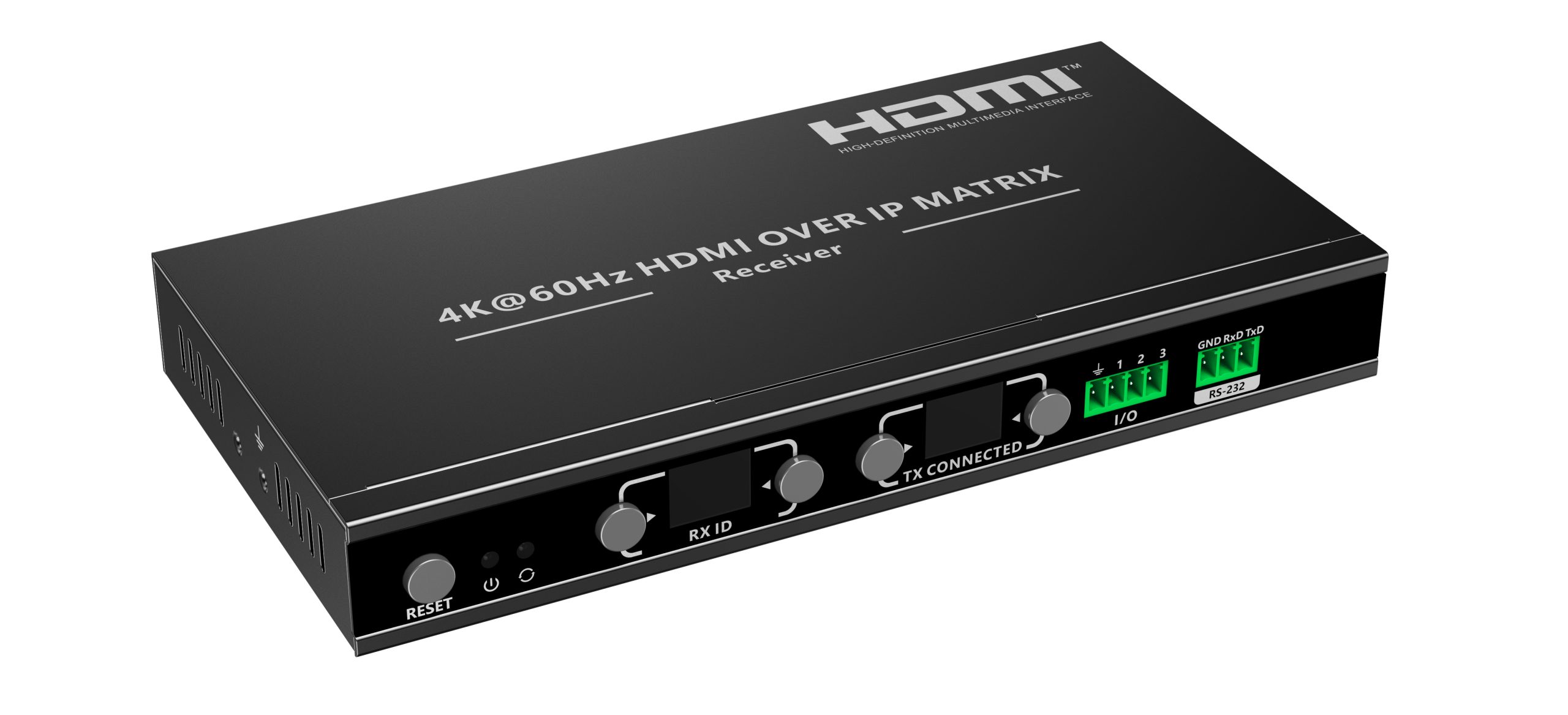 RX-front Lenkeng HDMI Matrix over IP 4K Receiver iMCS-IM02-RX - Image 1